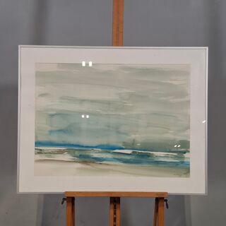 Aquarel, Maya Wildevuur, Het wad 25, 1989