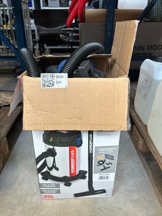 Nat- en droogzuiger Powerplus
