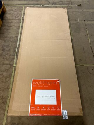 Infrarood verwarmingspaneel met spiegelglas 60 x 150 cm Welltherm