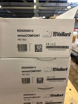 3x Systeemregelaar inclusief VRC DCF buitensensor Vaillant, sensoCOMFO