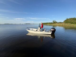 Boot met trailer, Boston Whaler, Montauk 17 Mercury 115 pk, 2017