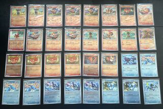 Ca. 250x Speciale reverse holo Pokémon-kaarten