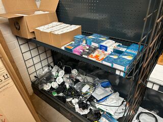 2x Inhoud stellingvak w.o. led lampen, W.o. Osram, Philips, Noxion