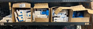 Partij blauw velglint (rim tape) W.o. Herrmans
