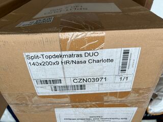 Split-topdekmatras DUO 140x200x9 HR