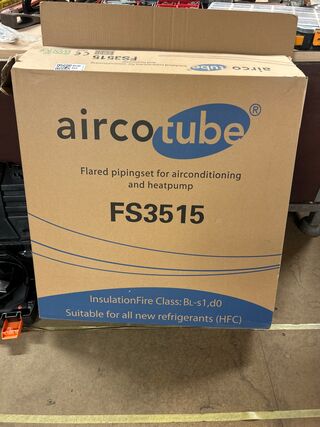 Geïsoleerde koperen leidingenset voor airconditioning en warmtepompen
