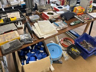 Partij gereedschappen, installatiematerialen en elektra W.o. Nexans, E
