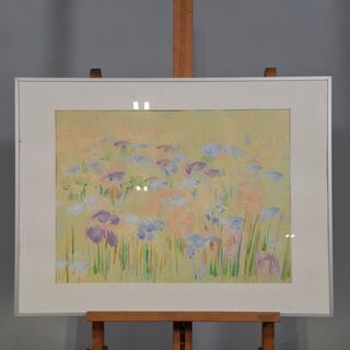 Kunstwerk in lijst, Maya Wildevuur, Bloemenvelden