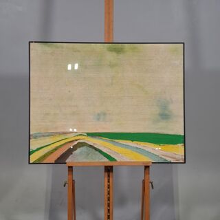 Kunstwerk in lijst, Maya Wildevuur, Landschap, 1987