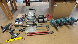 Partij elektrisch gereedschap en handgereedschap W.o. Makita, AEG, Hil