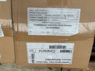 3x Topdekmatras (1x 130x190x5, 2x 140x190x5)