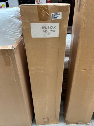 Split-topdekmatras DUO 140x200x9 HR