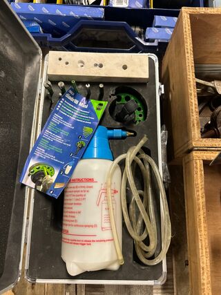 Partij gereedschap en toebehoren