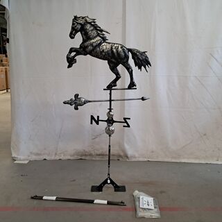 RVS Windwijzer Tuinbeeld, Paard