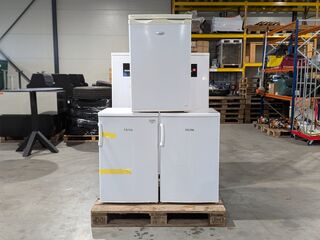 5x Koelkast, ETNA, Whirlpool & Exquisit