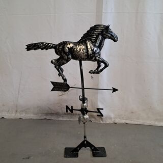 RVS Windwijzer Tuinbeeld, Paard