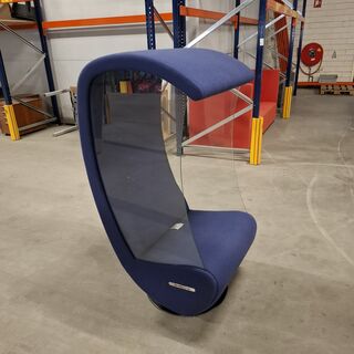 Swivel loungestoel, EvaVaara Design, Blauw