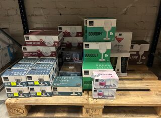 240x Diverse glazen W.o. Bouquet, Royal Leerdam