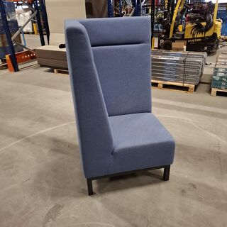 Hoge hoekfauteuil, Innvire, Blauw