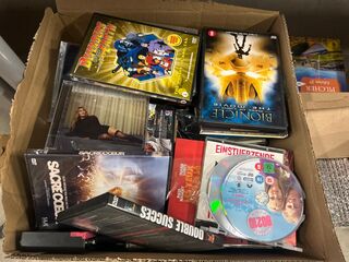 Partij media en entertainment w.o. dvd’s, cd’s