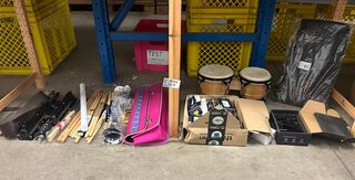 2x Inhoud stellingvak w.o. muziekaccessoires W.o. Cascha, Vandoren