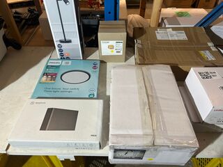 Partij diverse led verlichting en armaturen W.o. Philips, Lindby, Luca