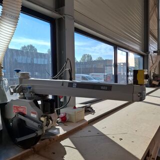 Radiaal afkortzaagmachine Elu, 1603, bouwjaar 1998