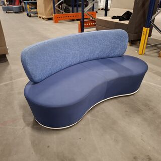 Ronde bank Kidney, Blauw