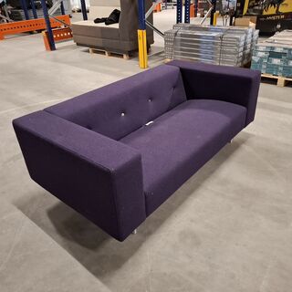 Bank met knoopstiksel, Moooi, Paars