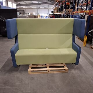 Hoge bank (Tweekleurig), Groen / Blauw