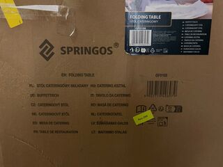 2x Inklapbare cateringtafel Springos