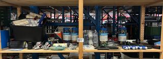 2x Inhoud stellingvak w.o. bouwmarkt artikelen W.o. Silverlinec, Intex