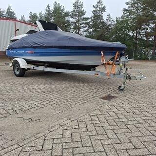 Speedboot met trailer, Bayliner, 1850 Capri Bowride, 1992