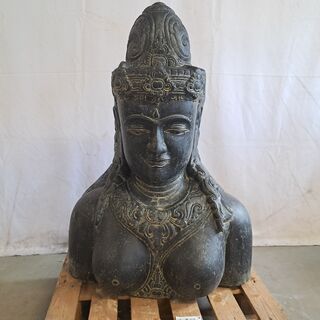 Beeld, Shive bust, Donkergrijs / Antraciet