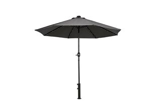 3x Led parasol 2.7 meter Feel Furniture, donkergrijs
