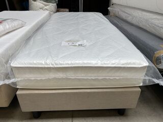 Maatwerk hardbox 20 cm (90×200 cm) met luxe matras 90×200 cm