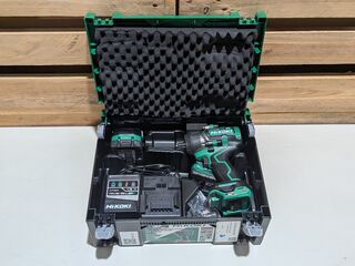 Accu slagmoeraanzetter, HIKOKI, WR 36DE, (incl. HSC koffer, accu’s en