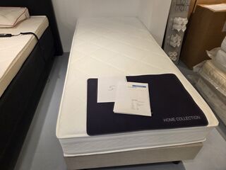 Maatwerk hardbox 20 cm (90×200 cm) met luxe matras 90×200 cm