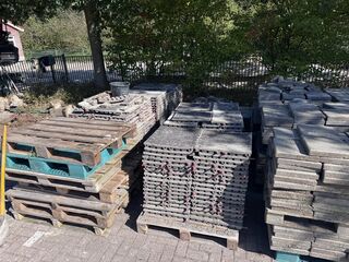 Partij speelplaatstegels – rubbertegels