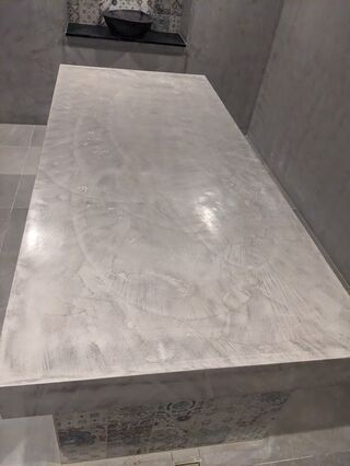Hammam tafel, grijs