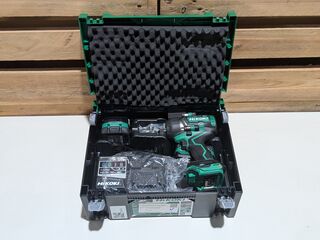 Accu slagmoeraanzetter, HIKOKI, WR 36DE, (incl. HSC koffer, accu’s en