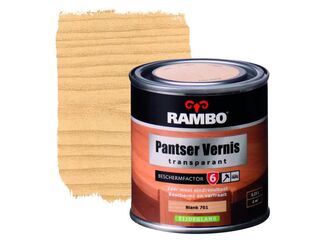 Ca. 12x Pantservernis zijdeglans, Rambo, kleurloos, 250 ml