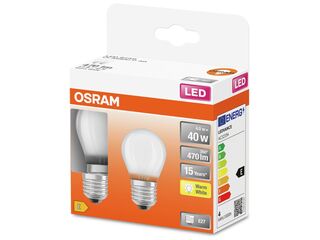 7x E27 LED lamp, Osram, 4w 2700k
