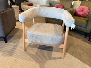 Fauteuil wit/grijs