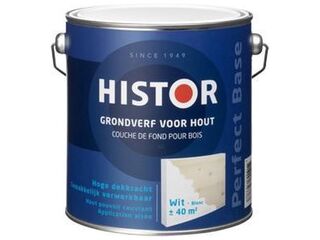 Perfect base grondverf voor hout 2,5 liter, Histor, wit