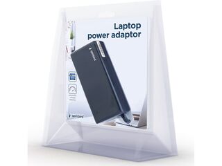 4x Universele notebookadapter 90W, Gembird, npa-ac1d, zwart
