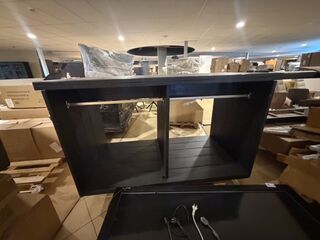 Bar tafel kast  zwart