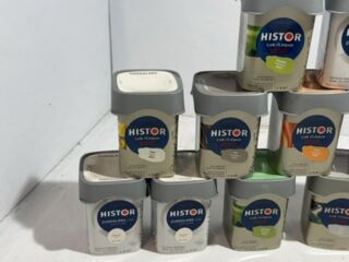 Partij lak 0,25 liter, Histor, perfect finish lak, verschillende kleur