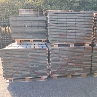 Partij palletranden t.b.v. blokpallets