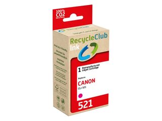 Ca. 61x Inktcartridges voor Canon CLi-521, RecycleClub